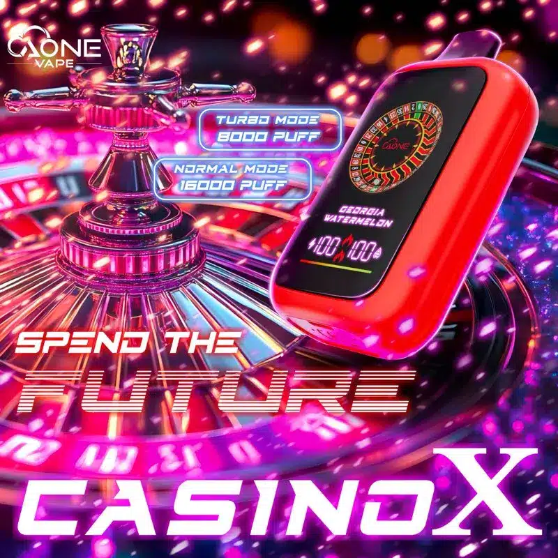 AONE VAPE – CasinoX 16000口｜賭場風格限量版一次性電子煙